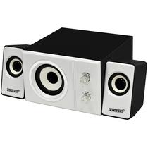 Speaker Prosper P-7715 com 6 Watts RMS USB - Branco/Preto