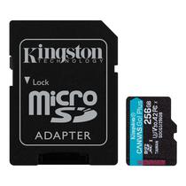 Cartao de Memoria Micro SD Kingston Canvas Go! Plus SDXC 256GB 170 MB/s Class 10 - SDCG3/256GB