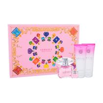Kit Perfume Versace Bright Crystal Eau de Toilette 90ML + 5ML + Body Lotion 100ML + Shower Gel 100ML