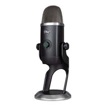 Microfone Condensador USB Blue Yeti com 4 Padroes de Captacao e Conexao Plug And Play para Podcast,