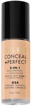 Base Liquido Milani Conceal + Perfect 2IN1 02A Creamy Natural - 30ML