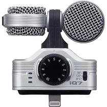 Microfone Estereo Zoom IQ7-Ios Lightning para Dispositivos Ios