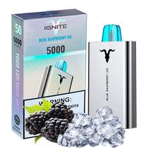 Vape Descartavel Ignite V50 5000 Puffs com 50MG Nicotina - Blue Raspberry Ice
