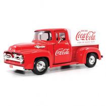 Caminhao Motor City Classics - Coca-Cola 1955 Ford F-100 W/ Tarpaulin - Escala 1/24 (424050)
