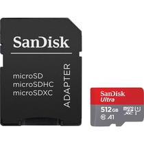 Cartao de Memoria Sandisk Ultra SDSQUAC-512G-GN6MA - 512GB - Micro SD com Adaptador - 150MB/s
