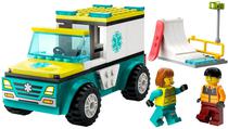Lego City Emergency Ambulance - 60403 (79 Pecas)