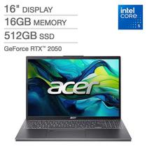 Notebook Acer i5-120U A16-51GM-53AF 16GB-Ram/ 512GB-SSD/ Nvidia RTX 4GB/ 16"