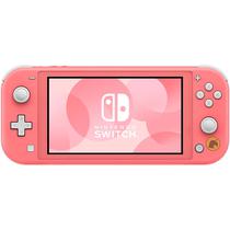 Console Nintendo Switch Lite Animal Crossing Isabelle's Aloha - Rosa (Edicao Japonesa)