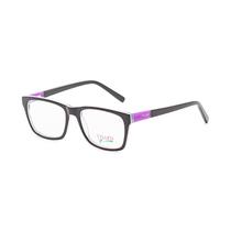 Armacao para Oculos de Grau Visard A0142 C12 Tam. 53-17-140MM - Preto/Roxo
