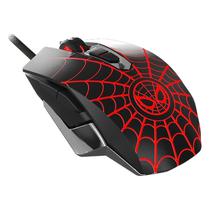 Mouse Gamer Xtech Edicao Spider-Man XTM-M520SM / com Fio / 2400 Dpi / 7 Botoes - Preto