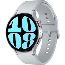Relogio Smartwatch Samsung Galaxy WATCH6 SM-R940NZ 44 MM - Silver + Correia Extra de Tecido Preta SVR94