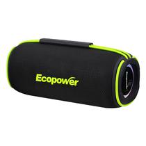 Speaker Ecopower EP-2560 - USB/Aux/SD - Bluetooth - 30W - Preto e Verde