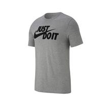 Camiseta Nike Masculina Sportswear Just do It Swoosh Cinza