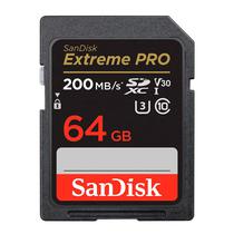 Cartao de Memoria SD Sandisk Extreme Pro 64GB / U3 / 200MBS