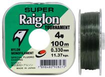 Linha Monofilamento Marine Sports Super Raiglon 4LB 0.330MM - 100M