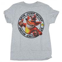 Camiseta Crash Bandicoot - Spin Jump Wump (Small)