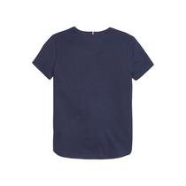 Camiseta Tommy Hilfiger Infantil Feminina M/C KG0KG04888-CBK-03 08 Black Iris