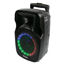Caixa de Som Ecopower EP-S700 - USB/SD - Bluetooth - 400W - com Microfone - 8" - Preto