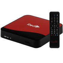 Receptor Fta Red Play Redpro 2 RP02 4K Ultra HD com Wi-Fi e Bluetooth Bivolt - Preto/Vermelho