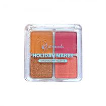 Mini Paleta de Sombras D'Hermosa Holiday Maker HJ013 04 Cores