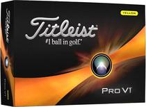Bola de Golfe Titleist Pro V1 Amarelo (12 Unidades)