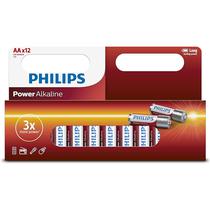 Pilha Alcalina AA Philips Power Alkaline LR6P12B/97 - 12 Unidades