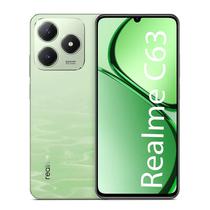 Smartphone Realme C63 RMX3939 NFC Lte DS 8/256GB 6.74" 50/8MP A14 - Green (Anatel)