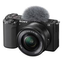 Camera Sony ZV-E10 Kit 16-50MM F/3.5-5.6 Oss - Preto