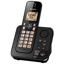 Telefone Sem Fio Panasonic KX-TGC360LAB com Atendedor de Chamadas/ Bivolt - Preto