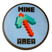 Placa Minecraft Mine Area