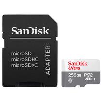 Cartao de Memoria SD Micro 256GB Sandisk Ultra C10 100MBS