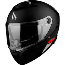 Capacete MT Helmets FF118SV Thunder 4 SV Solid A1 - Fechado - Tamanho XXL - Matt Black