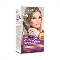 Kit Alisado Brasileiro Kativa Straightening Blonde