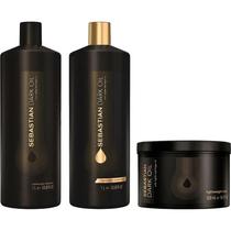 Kit Sebastian Dark Oil Shampoo 1T + Acondicionador 1L + Mascara 500ML