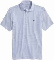 Camisa Polo Vineyard Vines 1G010159 Masculina - Branco/Azul Listrado