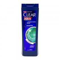 Shampoo Clear Anticaspa Masculino 2 Em 1 Limpeza Diaria 400ML