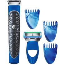 Barbeador Gillette Styler A Pilha - Preto/Azul