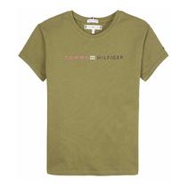 Camiseta Tommy Hilfiger Infantil Feminina M/C KG0KG04885-MRV-0 08 Martini Olive
