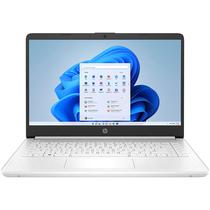 Notebook HP 14-DQ0052DX de 14" HD com Intel Celeron N4120/4GB Ram/64GB Emmc/W11 - Snowflake White