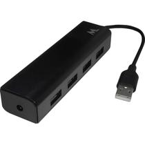 Hub USB Mtek HB-402 com 4 Portas USB 2.0 - Preto