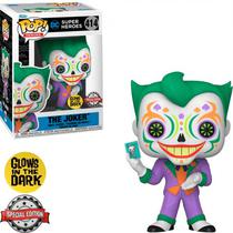 Funko Pop Heroes Dia de Los DC Exclusive - The Joker 414 (Glows In The Dark)