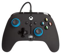 Controle Powera Enhanced Wired para Xbox - Blue Hint (PWA-A-02490)