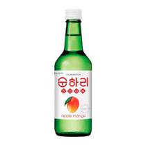 Bebida Coreana Alcoolica 12% Soju Maca e Manga 360ML Lotte