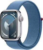 Apple Watch Series 9 MR923LL/A 41MM GPS - Silver Aluminum/Winter Blue Sport Loop