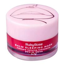 Mascara Hidratante Labial Noturna Ruby Rose Morango HB-8530
