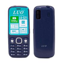 Celular Luo LU-S21 / Dual Chip / FM / Camera - Azul