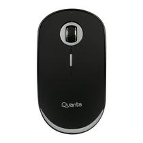 Mouse Quanta QTMS20 - Sem Fio - 1600 Dpi - Preto e Prata
