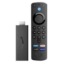 Adaptador para Streaming Media Player Amazon Fire TV Stick 3RA Geracao / 4K Ultra HD / HDR / com Alexa - Preto
