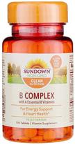 Sundown Nutrition B Complex (100 Tabletas)