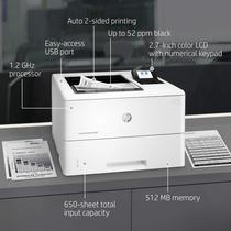 Impresora HP Laserjet Pro Enterprise M507DN (1PV87A) 220V Auto Duplex/ RJ45/ 45PPM/ 1200 X 1200 Dpi / HP Eprint; Apple Airprinttm / Ciclo Trabajo Mensual 150.000 Paginas / Servidor de Impresion ( Toner 89A CF289A / 89X CF289X -10.000 Paginas )